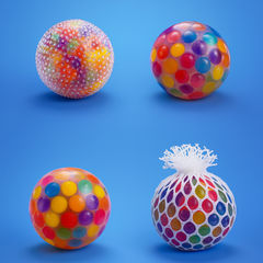 Zinny Squishy 4-set Variety– Stress Relief Sensory Balls