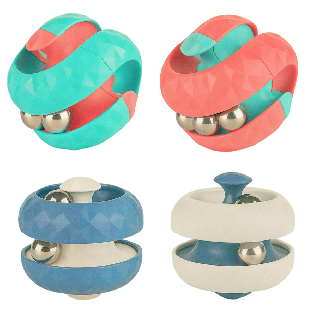 Noko's Bead Orbit – Bead Track Fidget Cube for Focus & Sensory Play