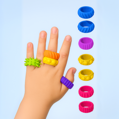 Sensory Fidget Rings – Set of 12